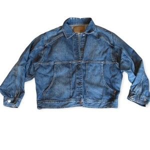 American Eagle 80's Style Cropped Jean Jacket
